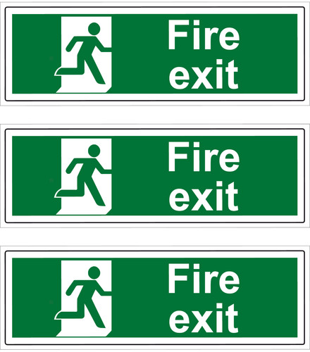 Pack fire exit warning - 3,
