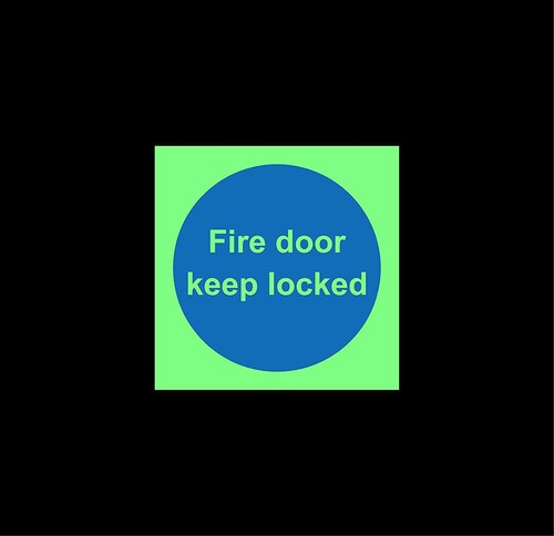 Fire door keep locked - ,