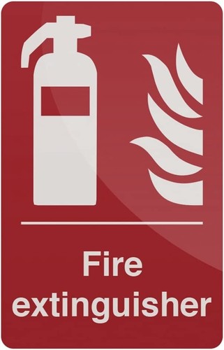 Fire extinguisher pvc large - fire,