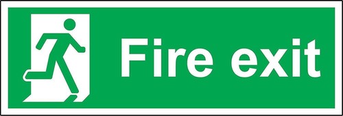 Fire exit emergency safety