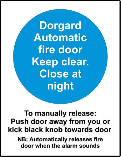 Fire door equipment - , dorgard