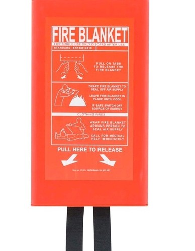 Fire blanket extinguisher for - fire,