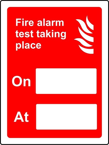 Fire alarm test taking place