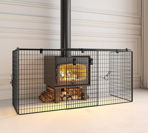 Extendable fireplace guard - extendable,