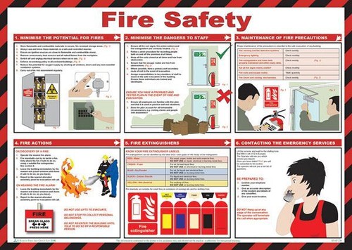 Beeswift fire safety poster - beeswift,