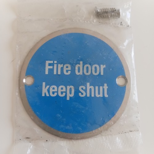 76mm round fire door keep - fire, shut