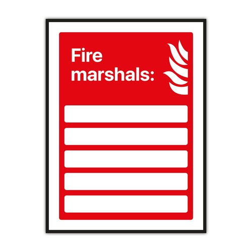 Fire marshals 150mm 200mm - x,
